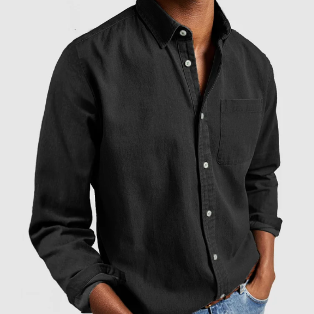 Maison Greyford | Men's Denim Shirt | Soft Cotton Blend