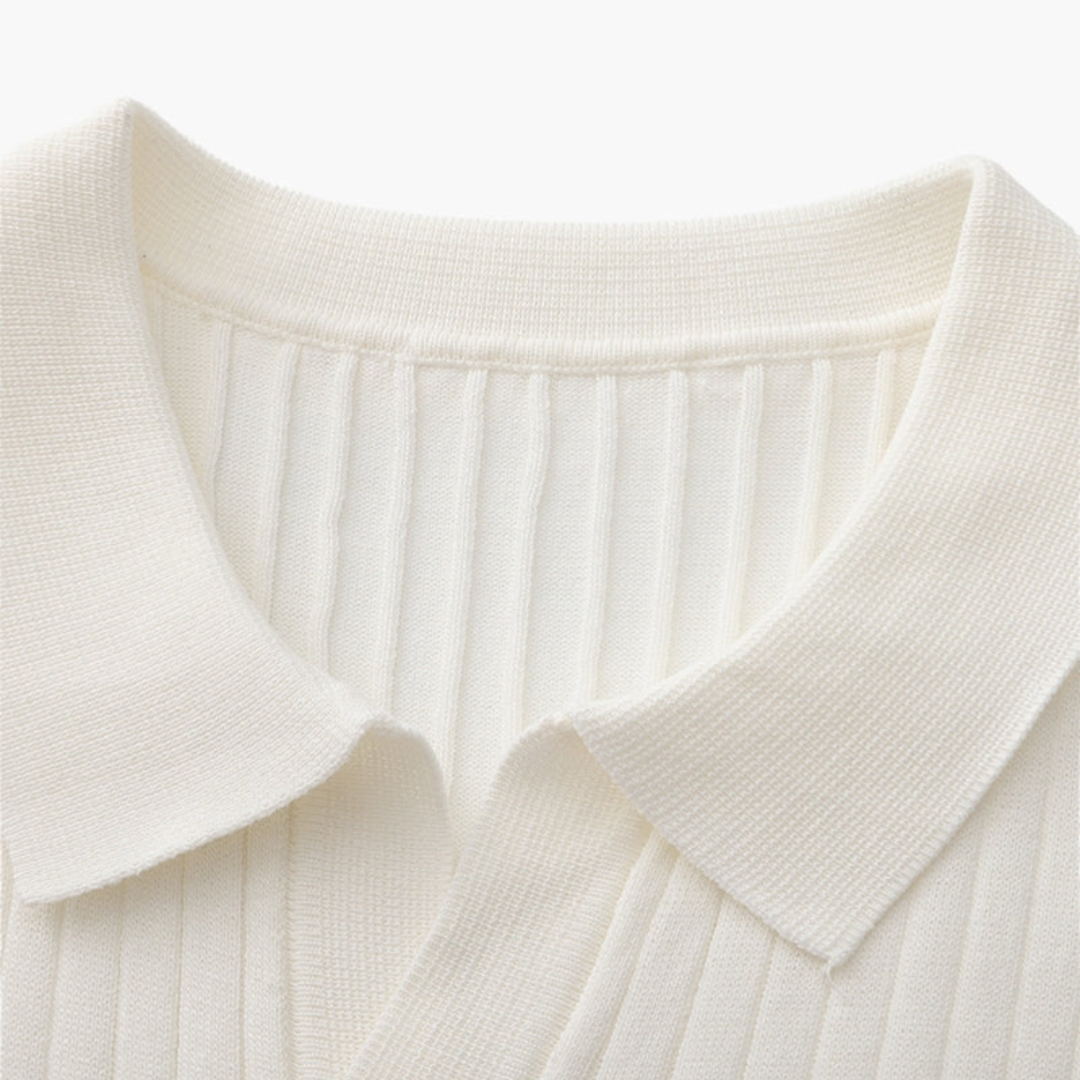 Maison Greyford | Men's Short Sleeve Polo | Ribbed