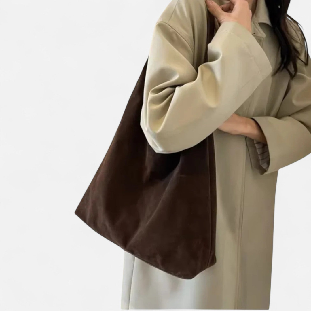 Maison Greyford | Women's Suede Hobo Bag | Minimalist Chic