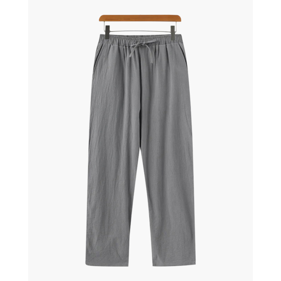 Maison Greyford | Men’s Casual Linen Trousers | Lightweight Comfort