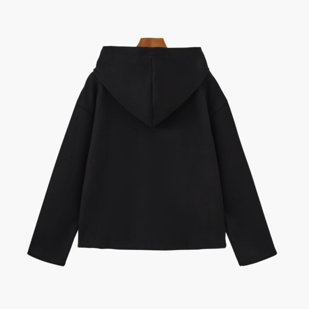 Maison Greyford | Women's Zip-Up Knit Hoodie | Old Money Essential