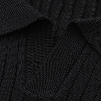 Maison Greyford | Men's Short Sleeve Polo | Ribbed