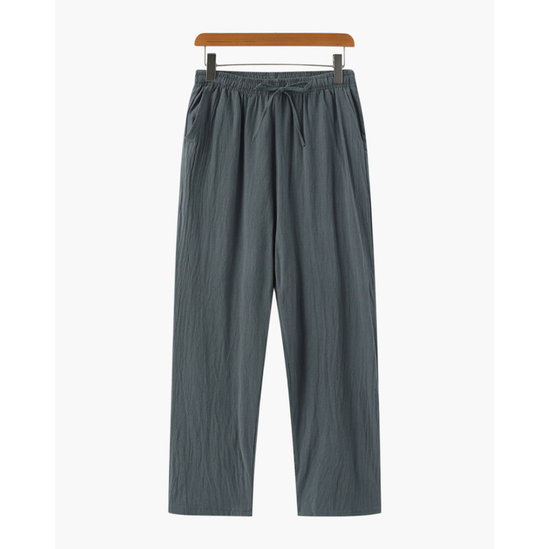Maison Greyford | Men’s Casual Linen Trousers | Lightweight Comfort
