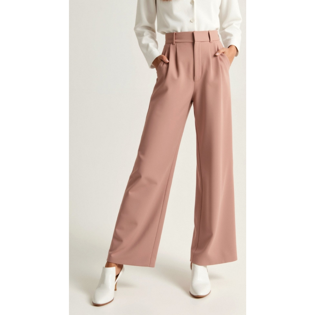 Maison Greyford | Women's High-Waist Wide-Leg Trousers