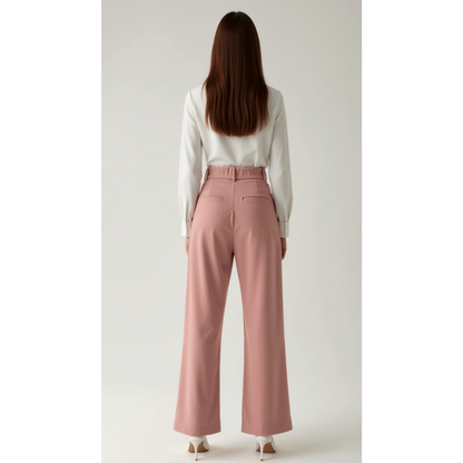 Maison Greyford | Women's High-Waist Wide-Leg Trousers