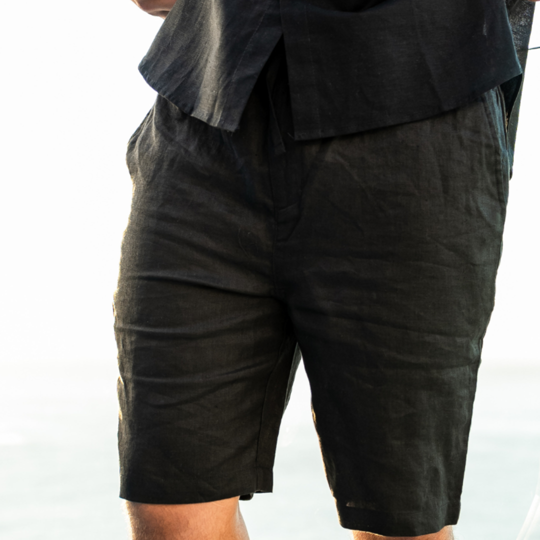 Maison Greyford | Men's Casual Linen Shorts | Lightweight Comfort