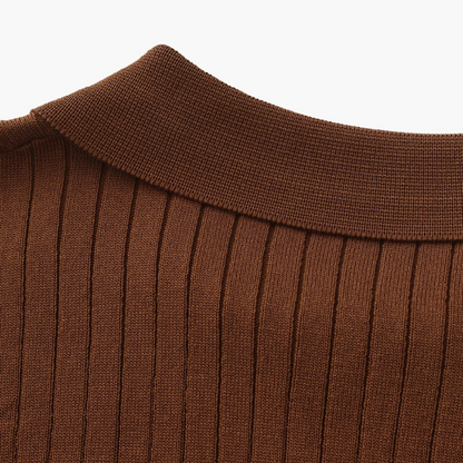 Maison Greyford | Men's Short Sleeve Polo | Ribbed