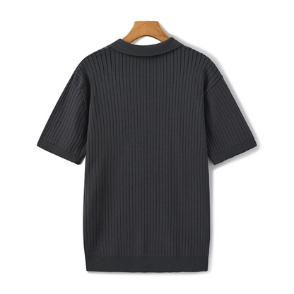 Maison Greyford | Men's Short Sleeve Polo | Ribbed