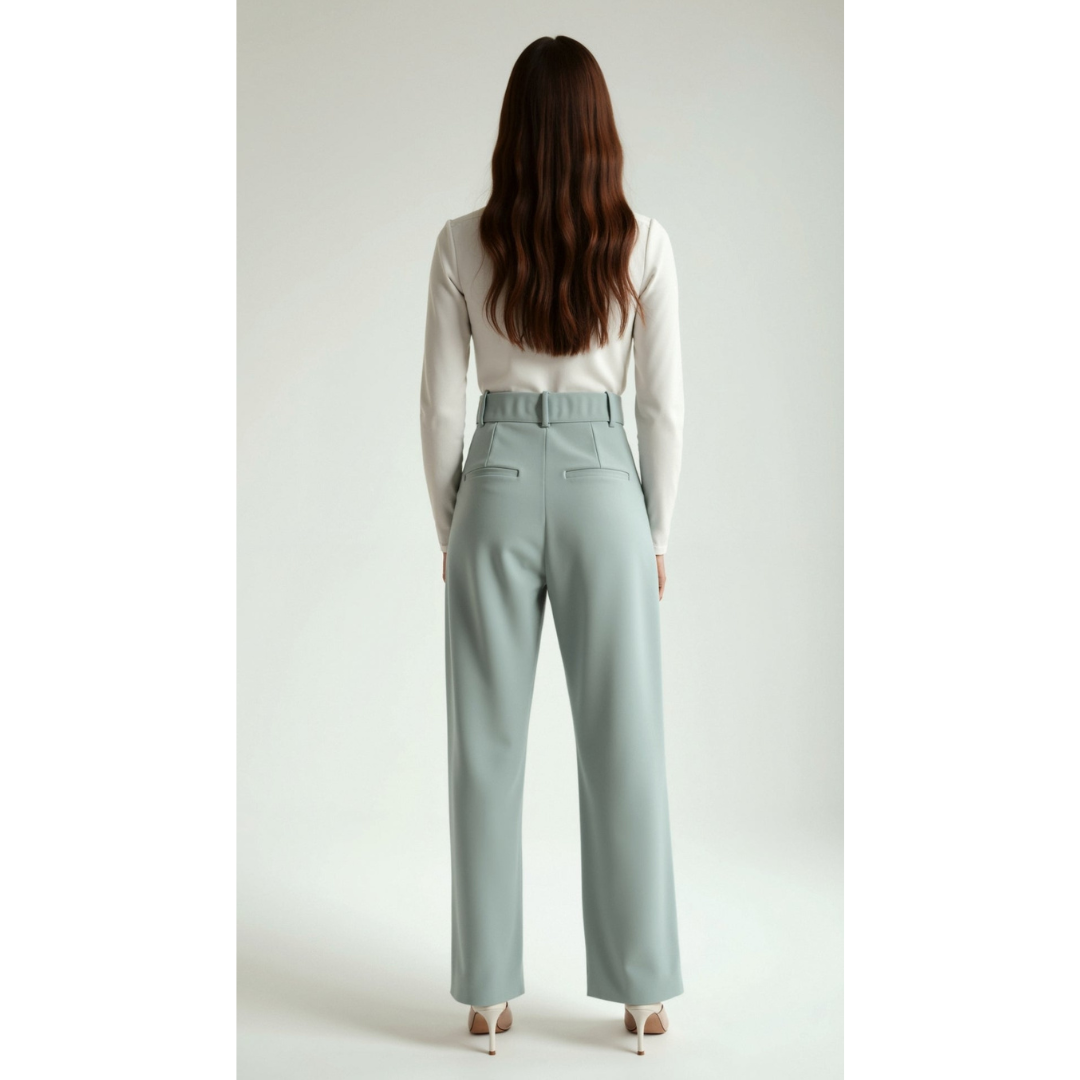 Maison Greyford | Women's High-Waist Wide-Leg Trousers