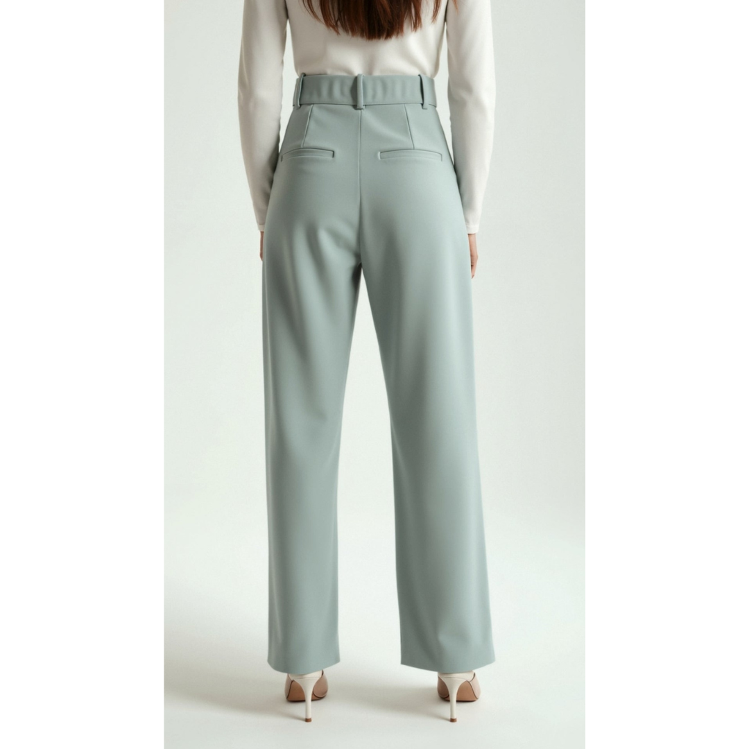 Maison Greyford | Women's High-Waist Wide-Leg Trousers