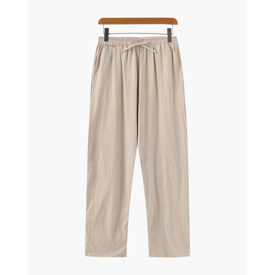 Maison Greyford | Men’s Casual Linen Trousers | Lightweight Comfort