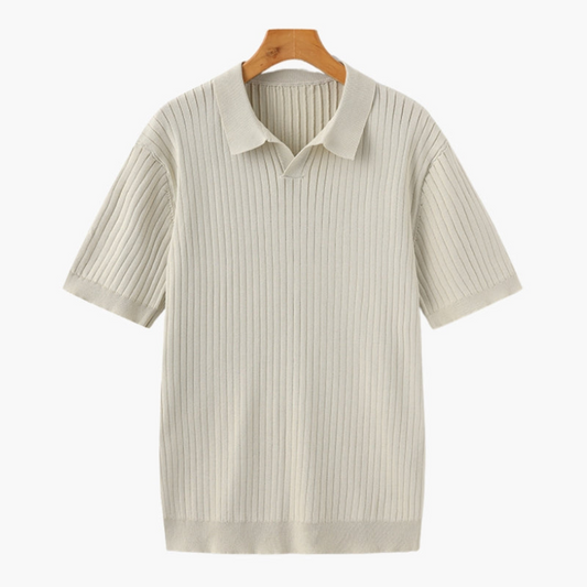 Maison Greyford | Men's Short Sleeve Polo | Ribbed