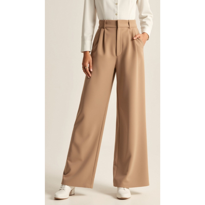 Maison Greyford | Women's High-Waist Wide-Leg Trousers