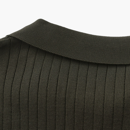 Maison Greyford | Men's Short Sleeve Polo | Ribbed