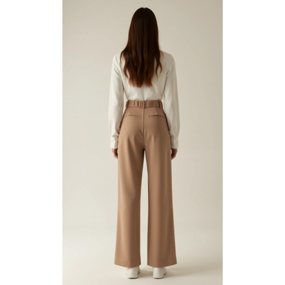 Maison Greyford | Women's High-Waist Wide-Leg Trousers