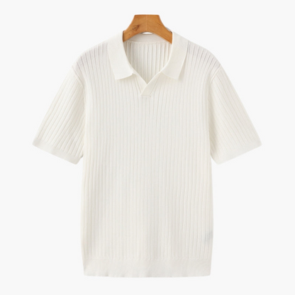 Maison Greyford | Men's Short Sleeve Polo | Ribbed