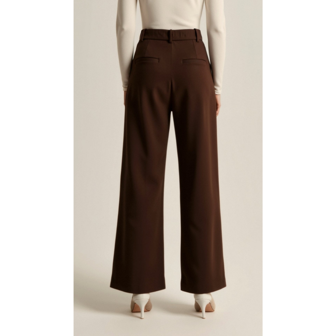 Maison Greyford | Women's High-Waist Wide-Leg Trousers