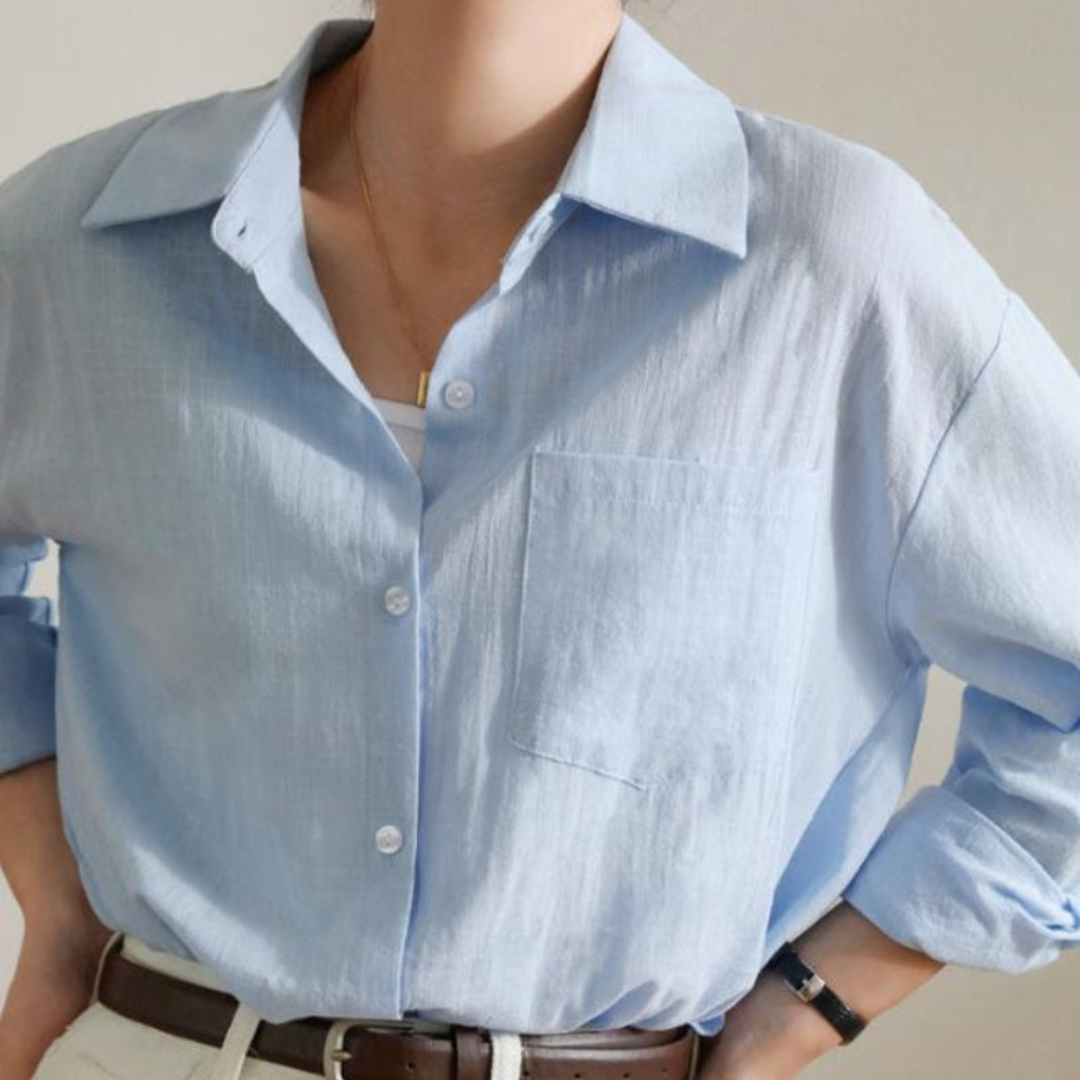 Maison Greyford | Women's Button-Up Shirt | Linen Long Sleeve