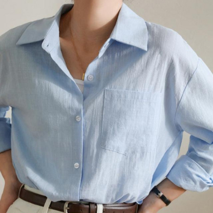 Maison Greyford | Women's Button-Up Shirt | Linen Long Sleeve