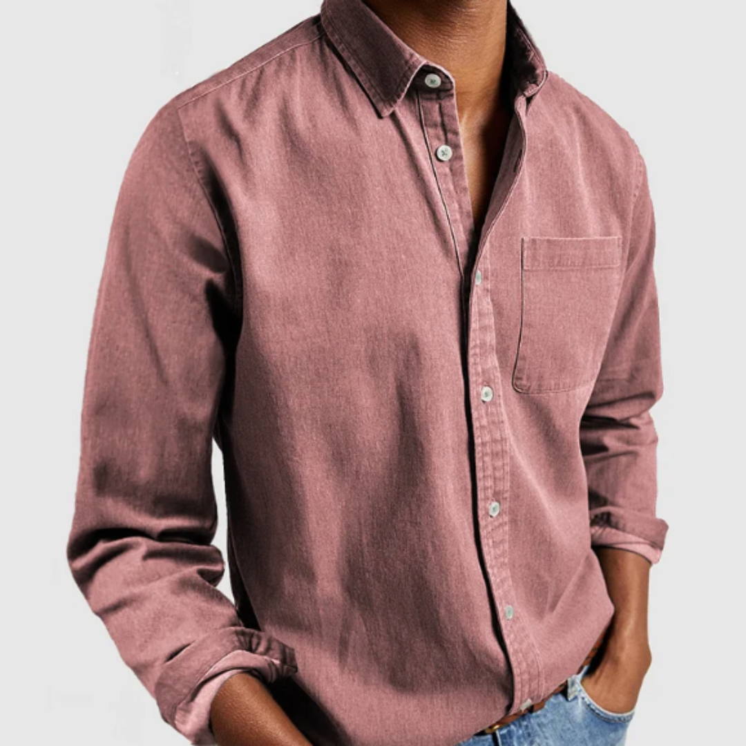 Maison Greyford | Men's Denim Shirt | Soft Cotton Blend