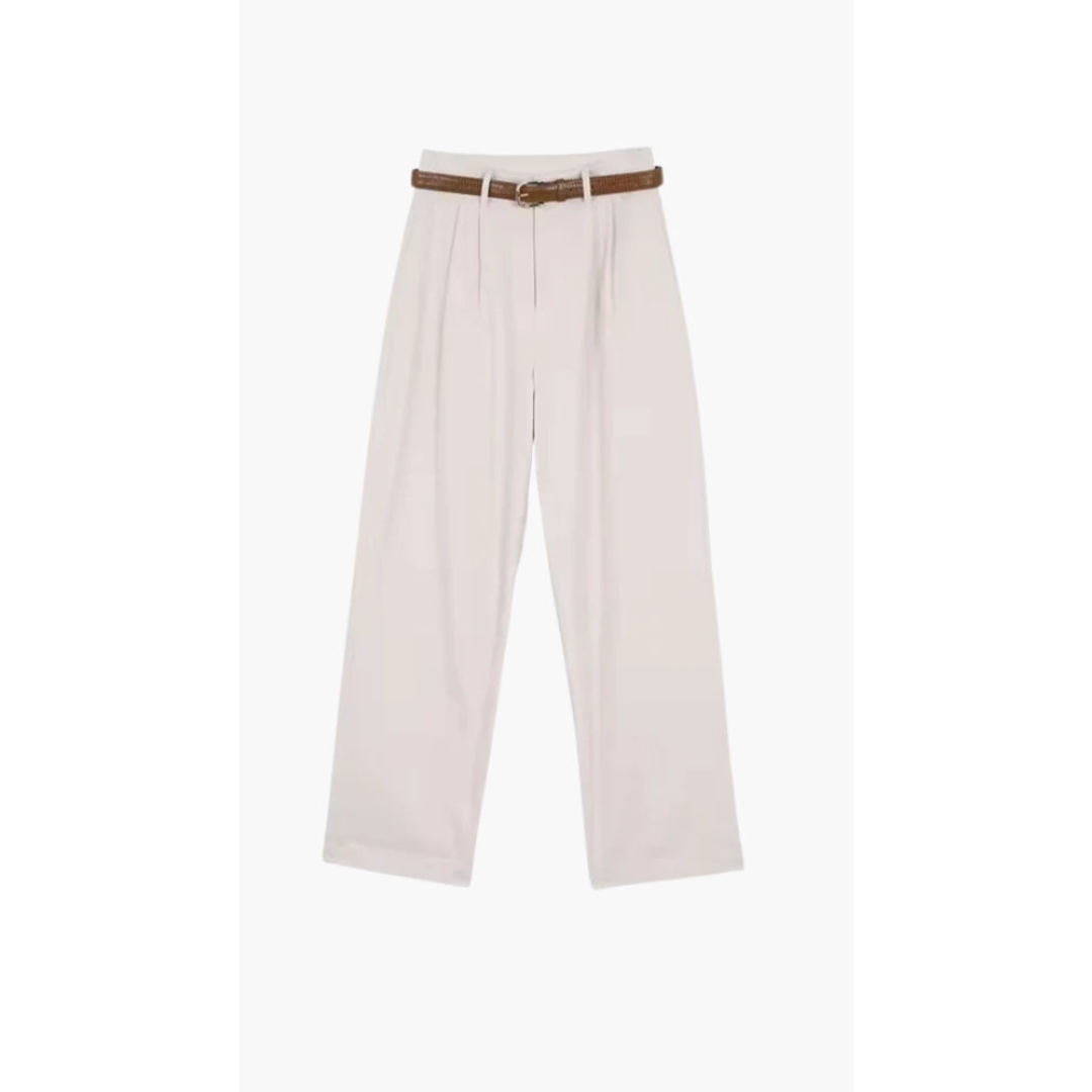 Maison Greyford | Women's High-Waist Pleated Trousers | Wide-Leg