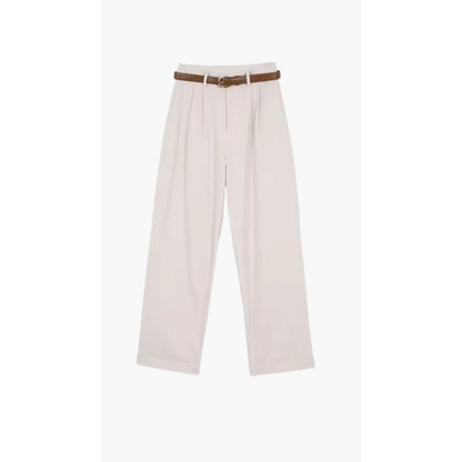 Maison Greyford | Women's High-Waist Pleated Trousers | Wide-Leg