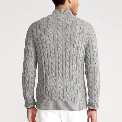Maison Greyford | Men's Zip Up Sweater | Knitted