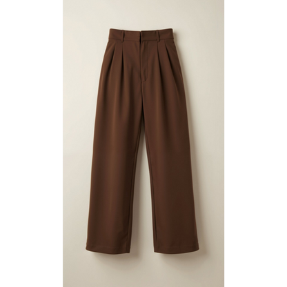 Maison Greyford | Women's High-Waist Wide-Leg Trousers