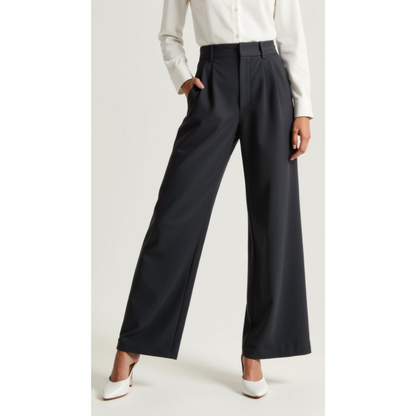 Maison Greyford | Women's High-Waist Wide-Leg Trousers