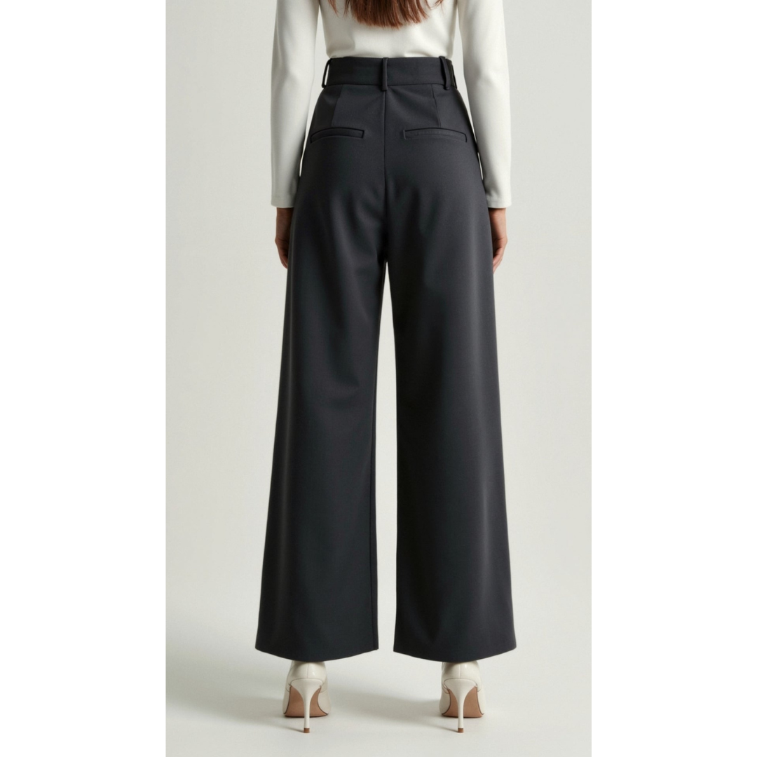 Maison Greyford | Women's High-Waist Wide-Leg Trousers
