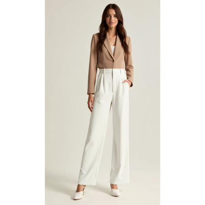 Maison Greyford | Women's High-Waist Wide-Leg Trousers