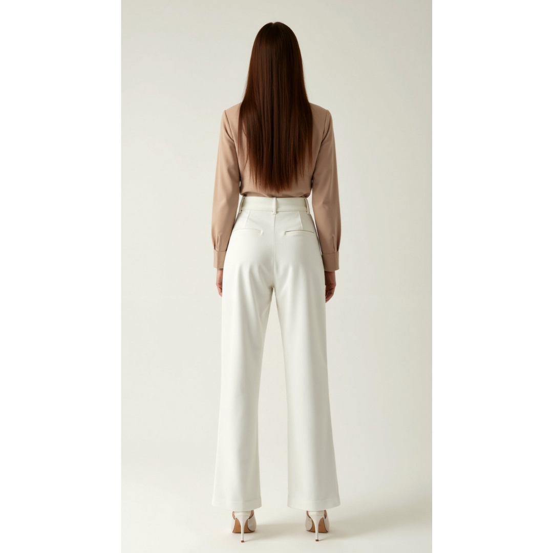 Maison Greyford | Women's High-Waist Wide-Leg Trousers