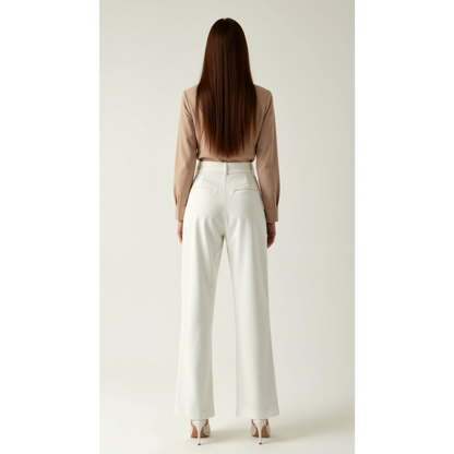 Maison Greyford | Women's High-Waist Wide-Leg Trousers