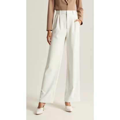 Maison Greyford | Women's High-Waist Wide-Leg Trousers