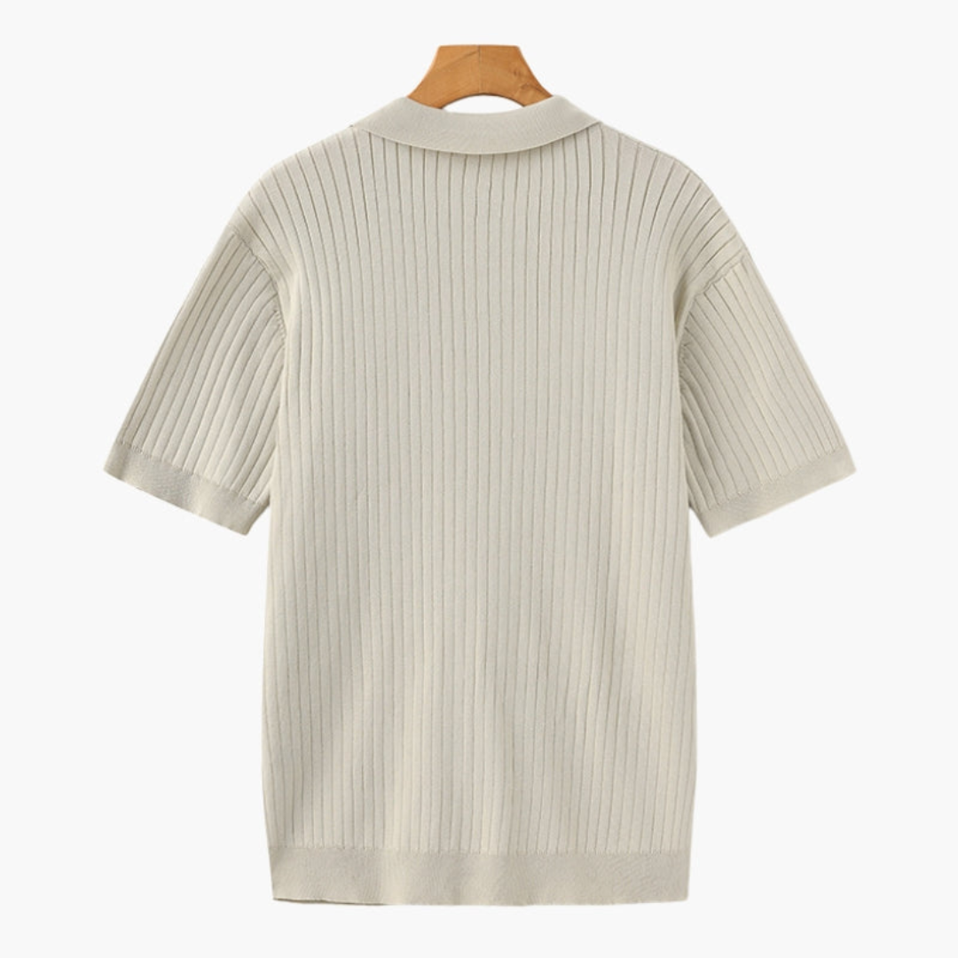 Maison Greyford | Men's Short Sleeve Polo | Ribbed