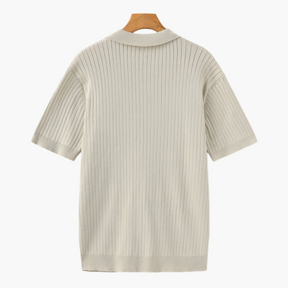 Maison Greyford | Men's Short Sleeve Polo | Ribbed