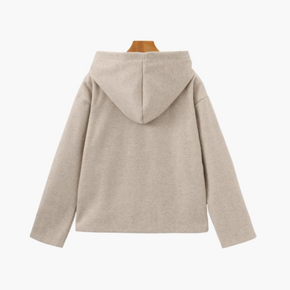 Maison Greyford | Women's Zip-Up Knit Hoodie | Old Money Essential