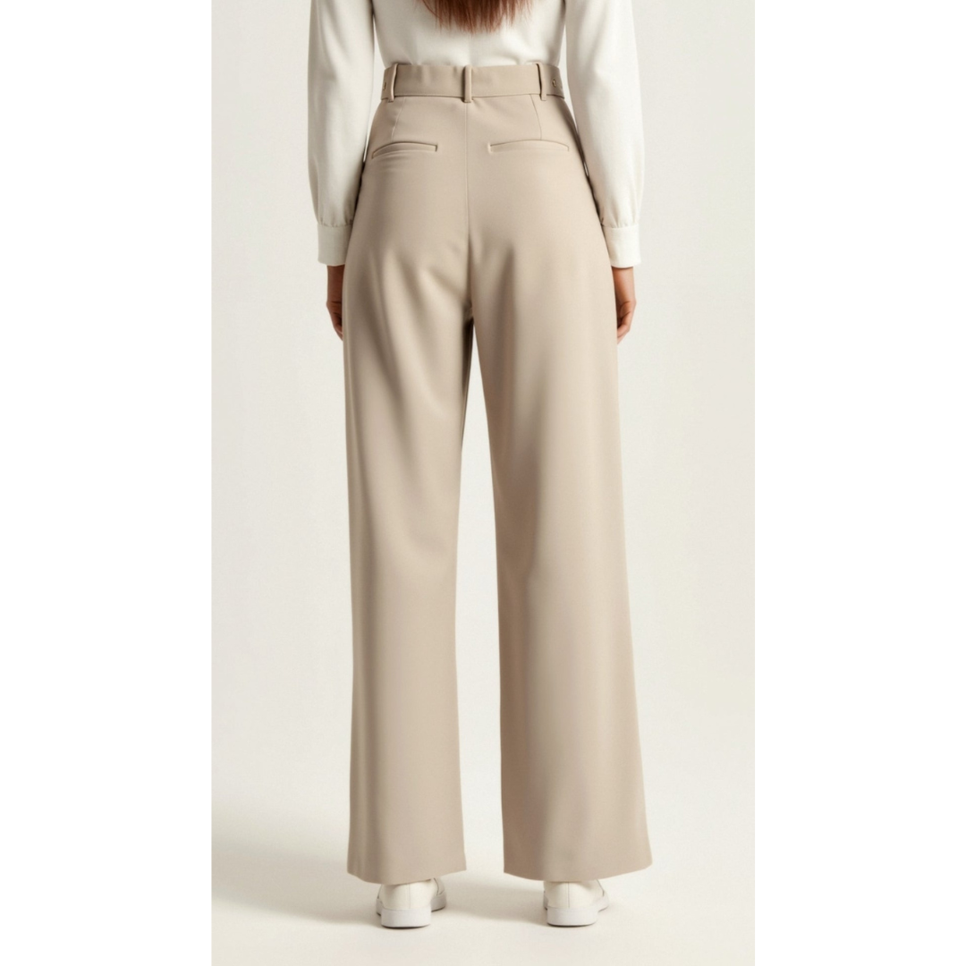 Maison Greyford | Women's High-Waist Wide-Leg Trousers