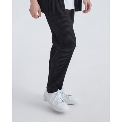 Maison Greyford | Men's Straight Fit Trousers | Ribbed