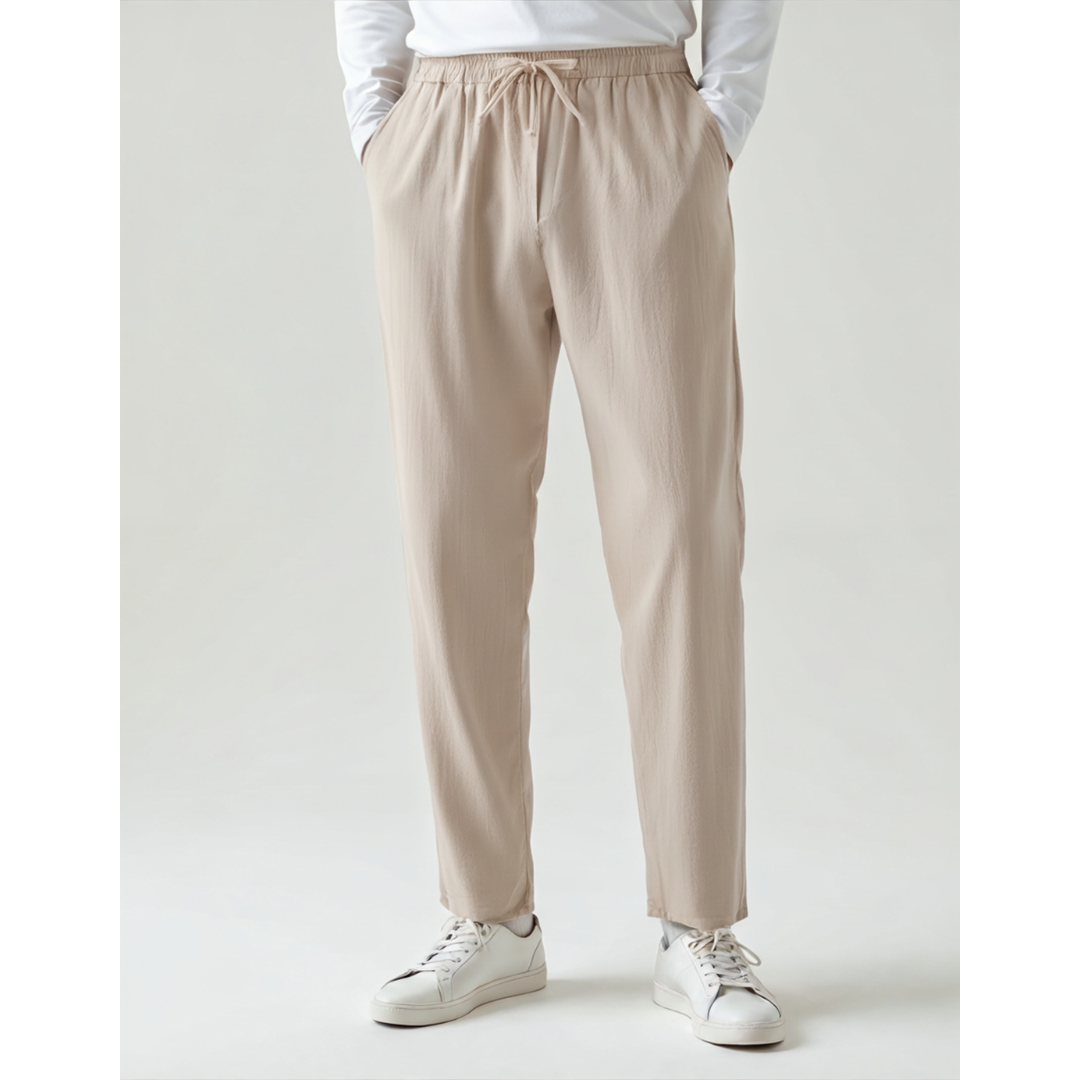 Maison Greyford | Men’s Casual Linen Trousers | Lightweight Comfort