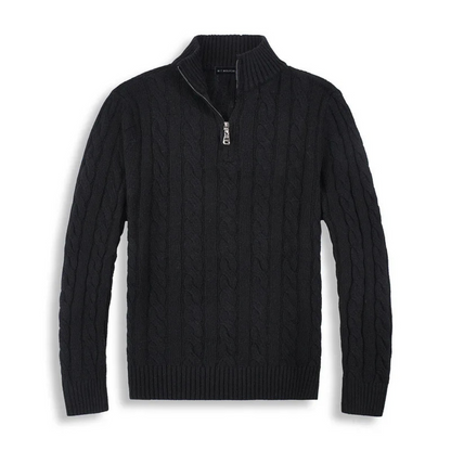 Maison Greyford | Men's Zip Up Sweater | Knitted