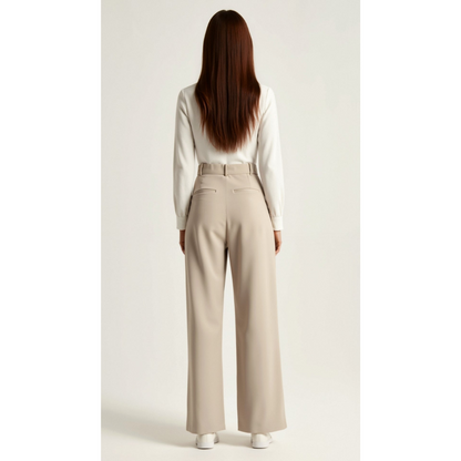 Maison Greyford | Women's High-Waist Wide-Leg Trousers