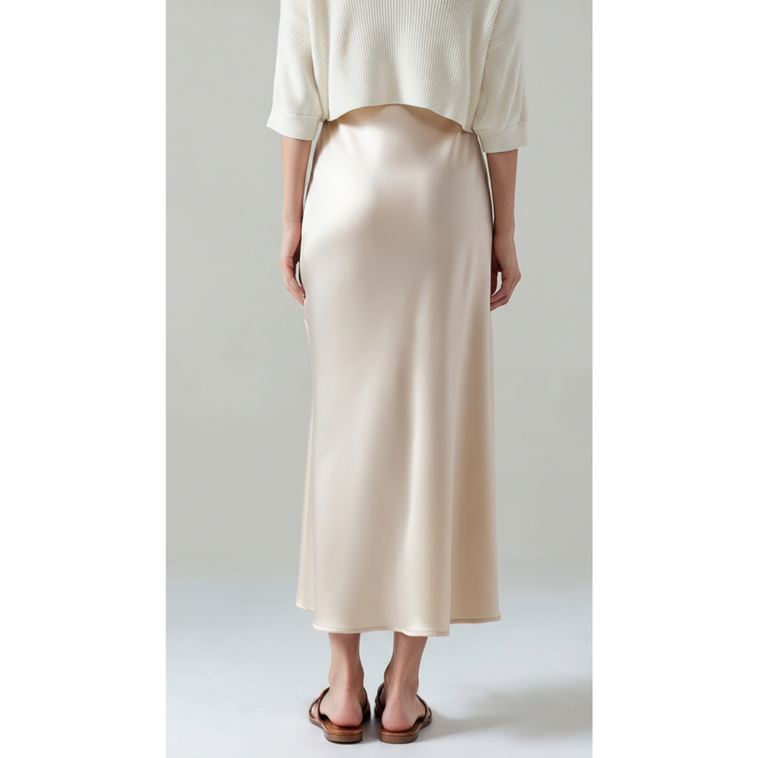 Maison Greyford | Women's Satin Maxi Skirt
