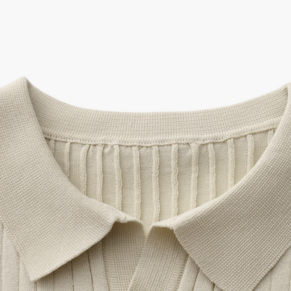 Maison Greyford | Men's Short Sleeve Polo | Ribbed