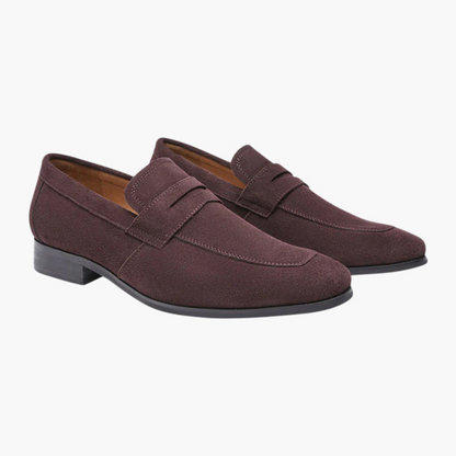 Maison Greyford | Men's Penny Loafers | Suede