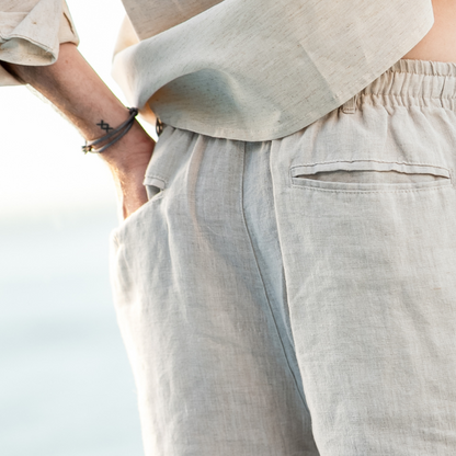 Maison Greyford | Men's Casual Linen Shorts | Lightweight Comfort