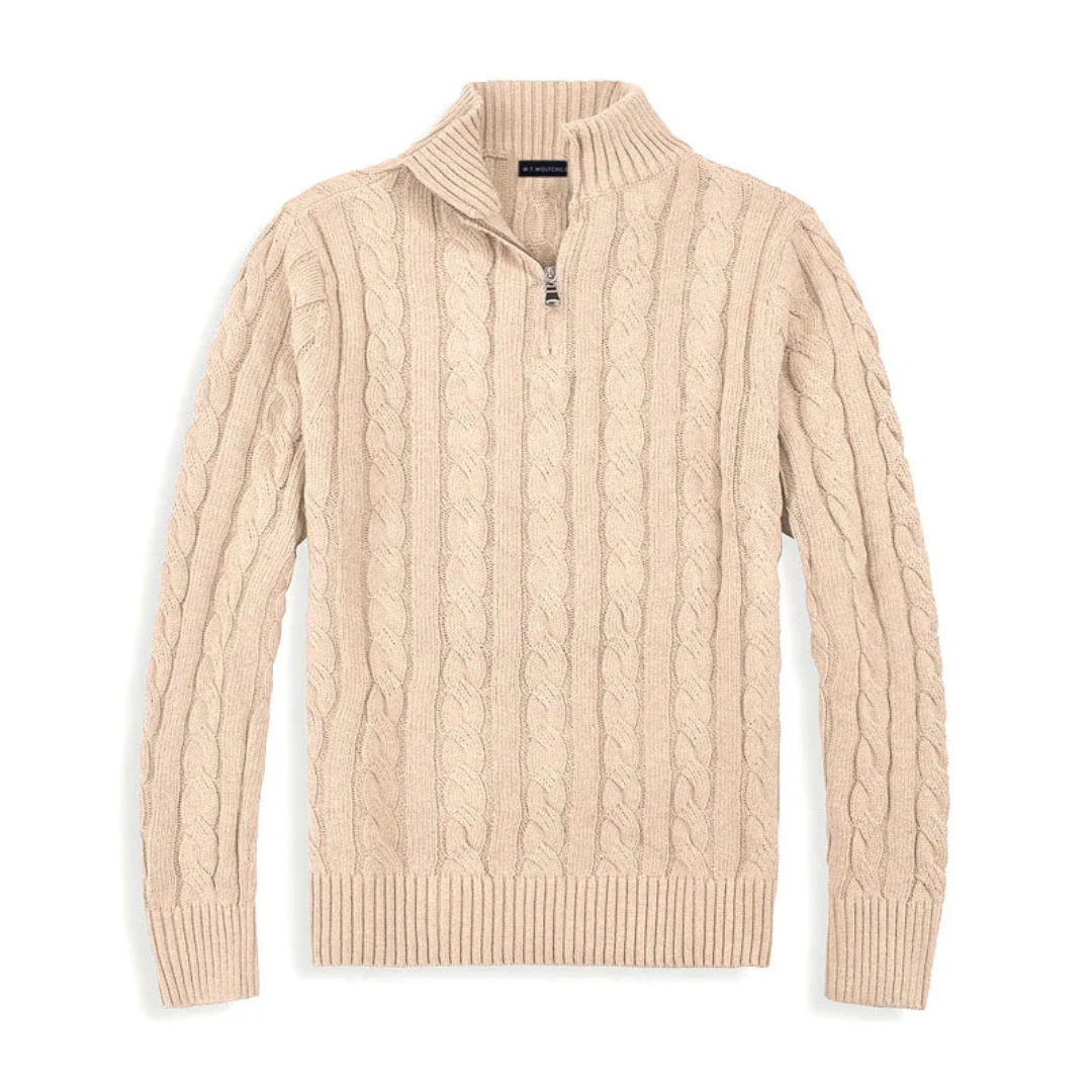 Maison Greyford | Men's Zip Up Sweater | Knitted