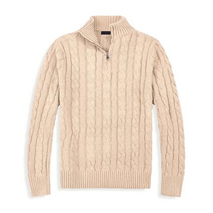 Maison Greyford | Men's Zip Up Sweater | Knitted