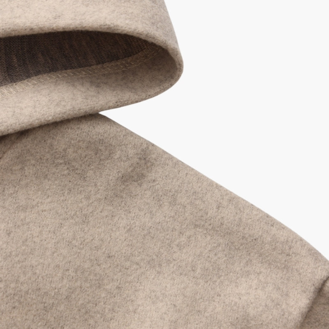 Maison Greyford | Women's Zip-Up Knit Hoodie | Old Money Essential