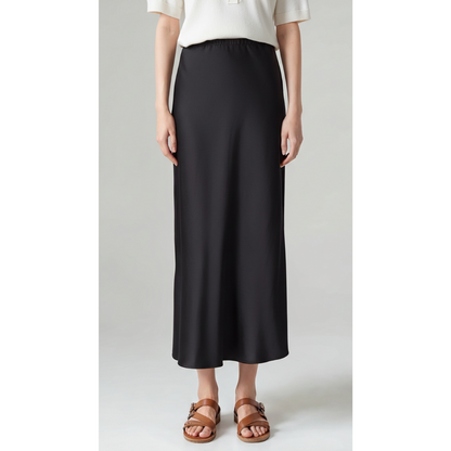 Maison Greyford | Women's Satin Maxi Skirt